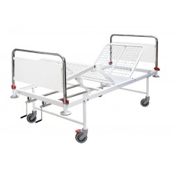 Lit hospitalier manuel 4 sections