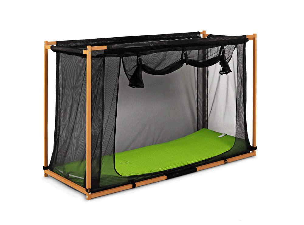 Lit de voyage pliant pour enfant ou adolescent en situation de handicap