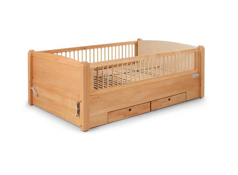 Barrières escamotables à barreaux du lit Savi-S