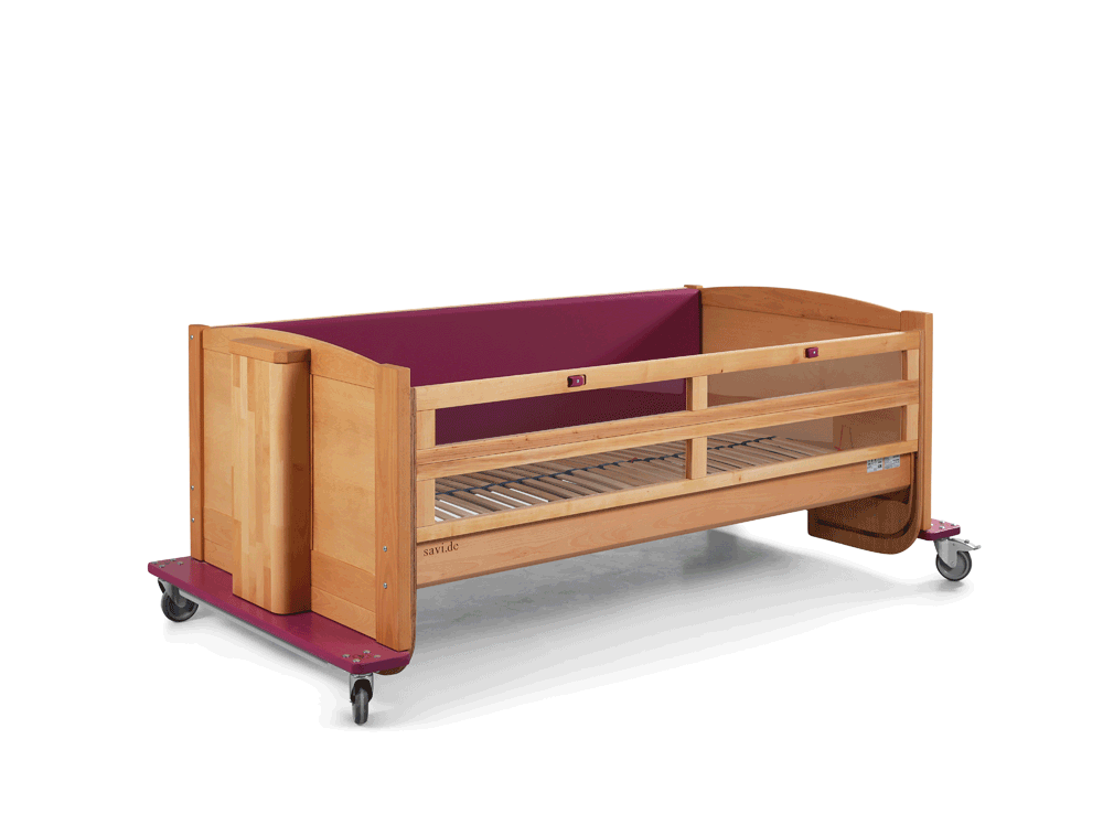 Lit Hide avec barrières escamotables sous le sommier